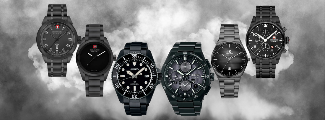 banner voor de blog "waarom zwarte herenhorloges een must-have zijn"