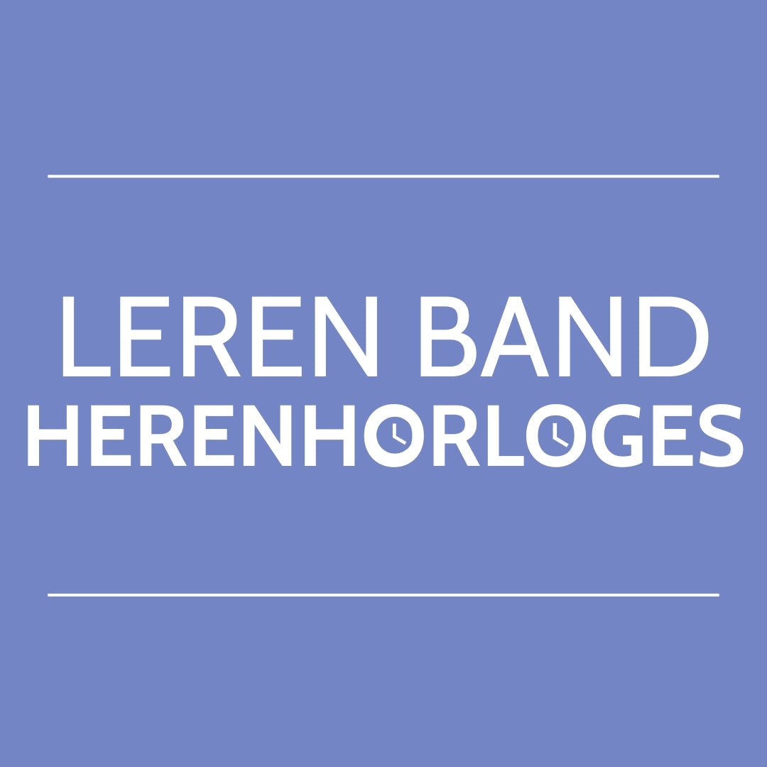Leren Band Herenhorloges