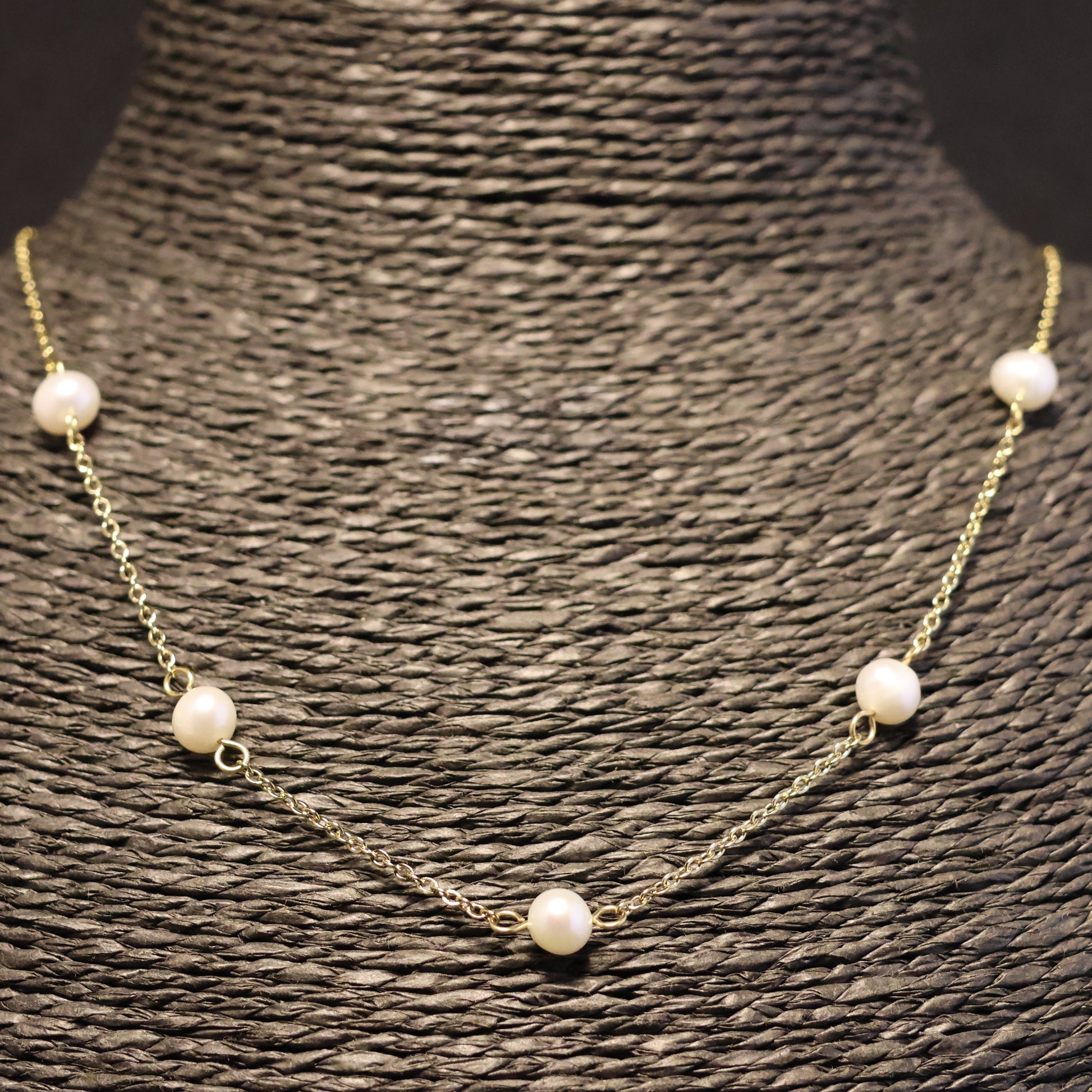 Roestvrij Stalen Halsketting met Parels 649339