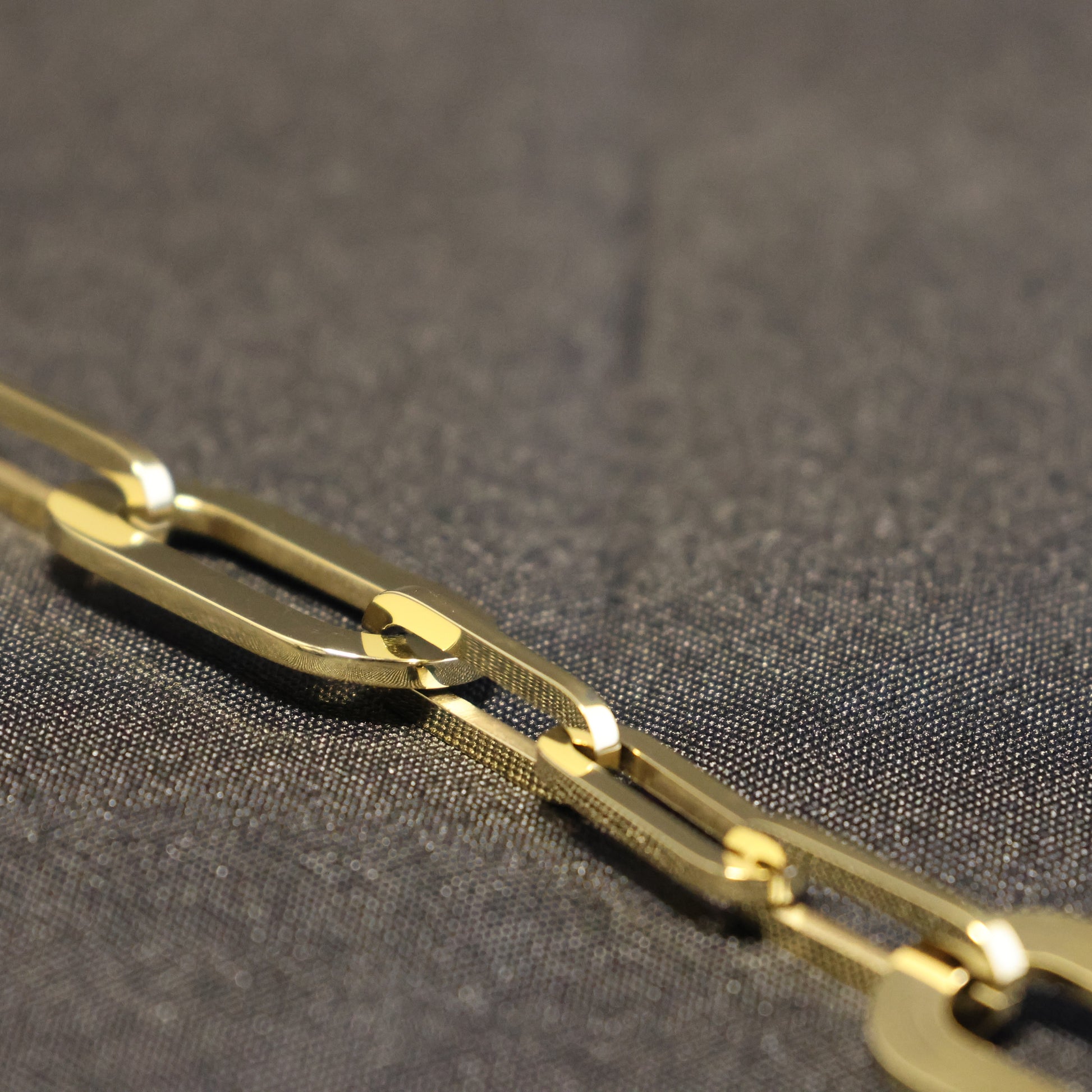 Roestvrij Stalen Armband grote en kleine langwerpige schakels RY291a