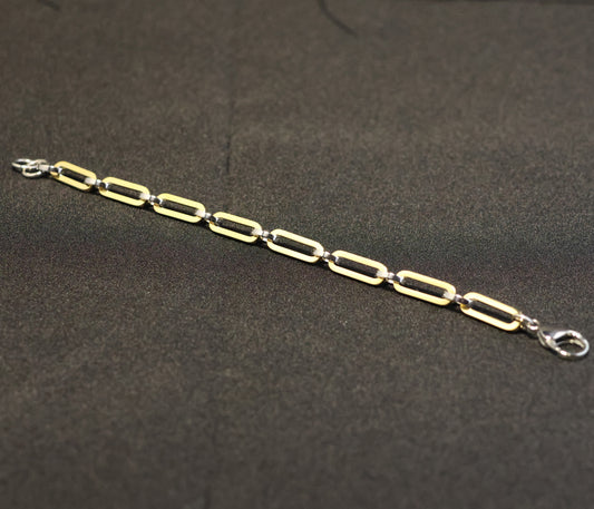 Roestvrij Stalen Armband bicolor schakels RY306a