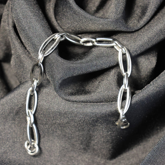 Roestvrij Stalen Armband fijne langwerpige schakels RY188