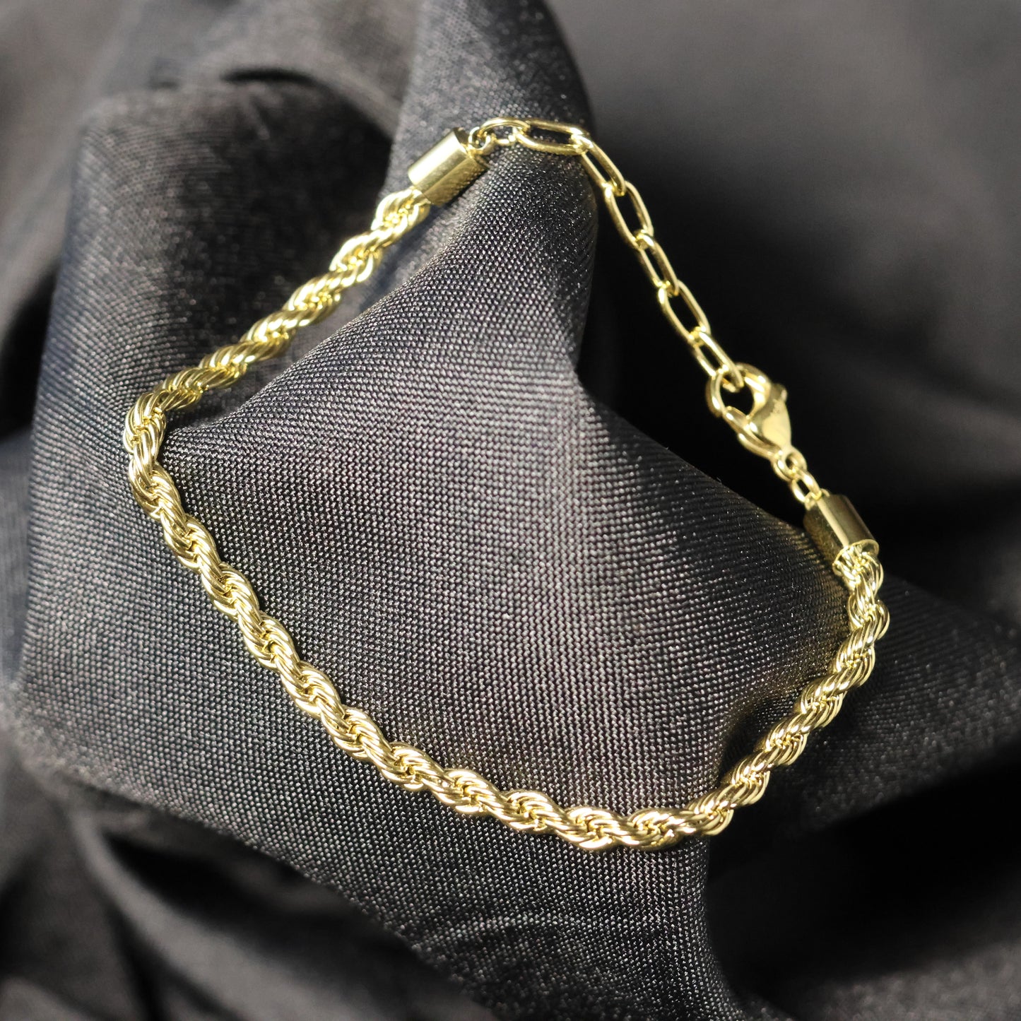 Roestvrij Stalen gele touw Armband RY303