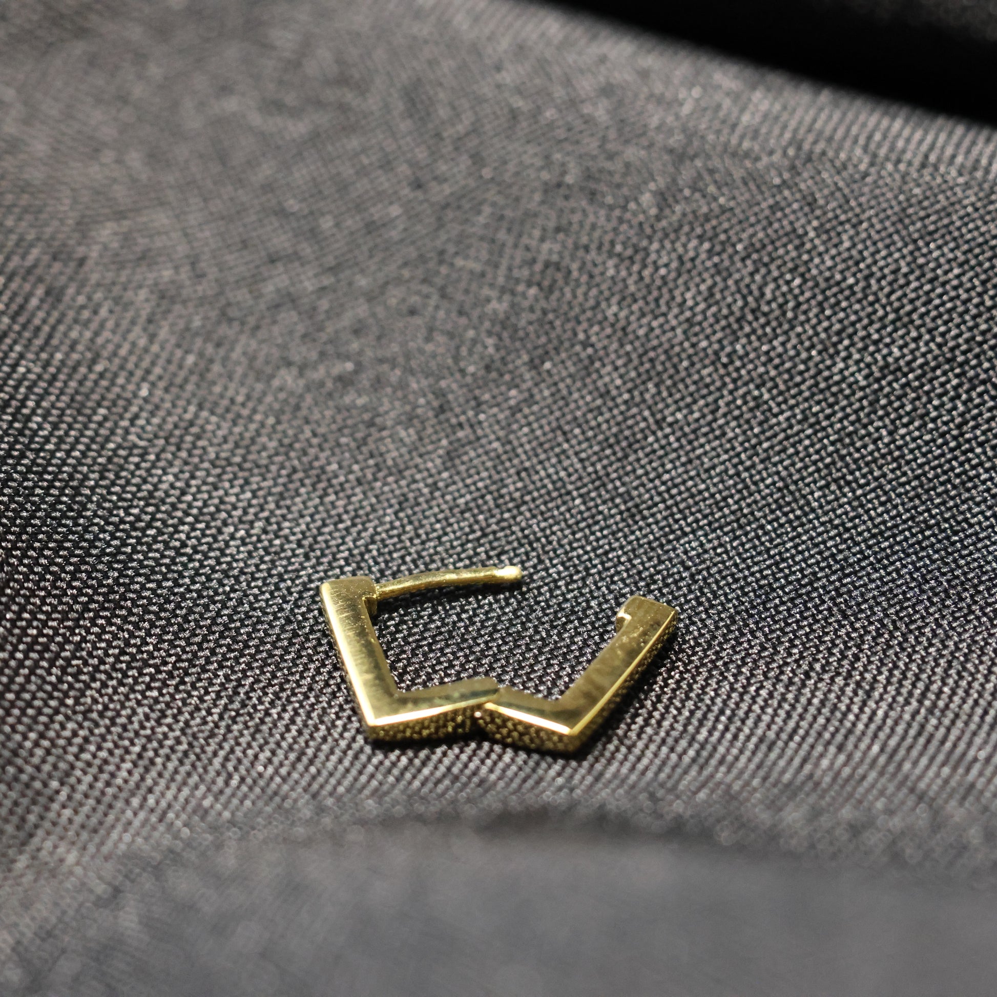 Roestvrij Stalen gele vierkante Oorbellen