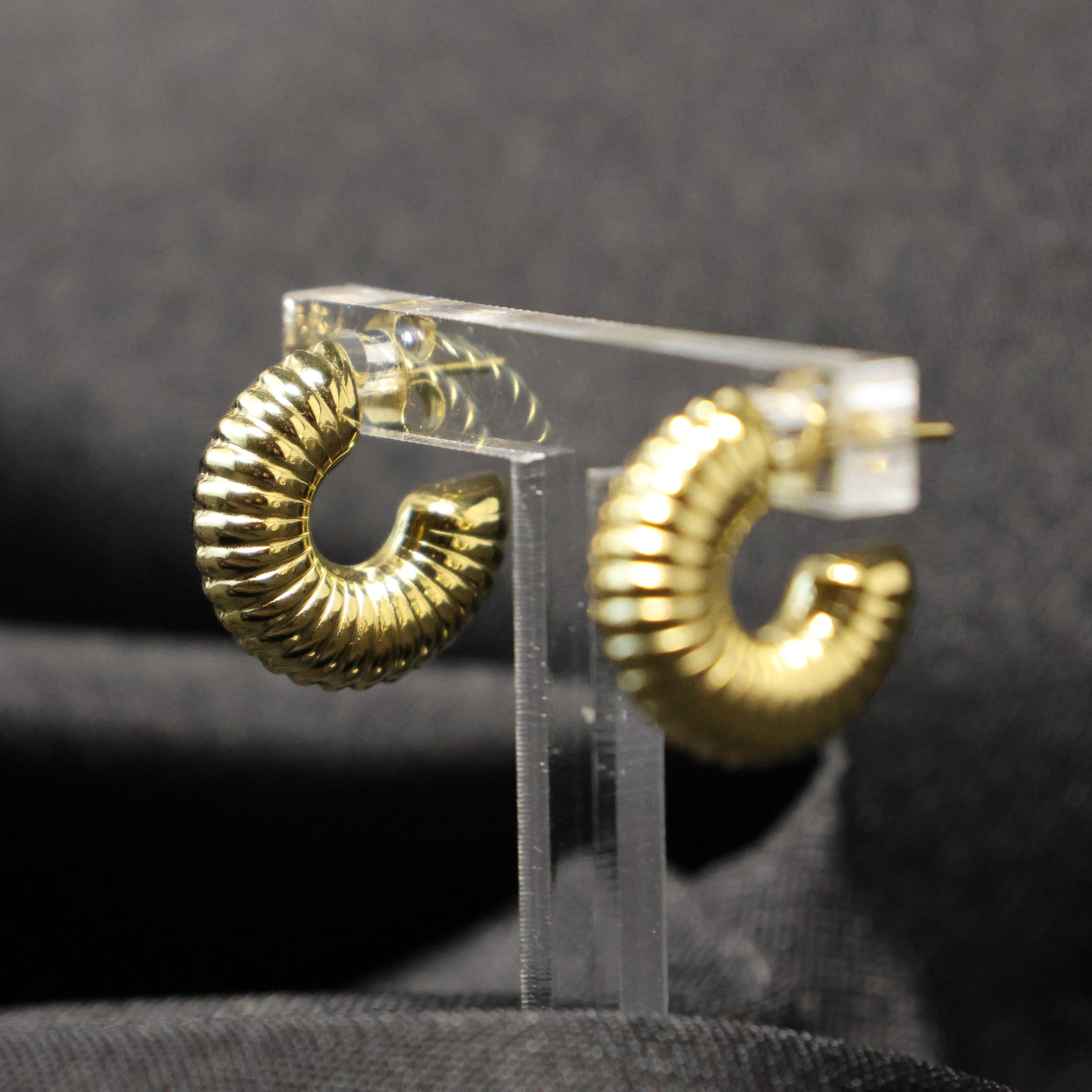 Roestvrij Stalen gele schelp Oorbellen