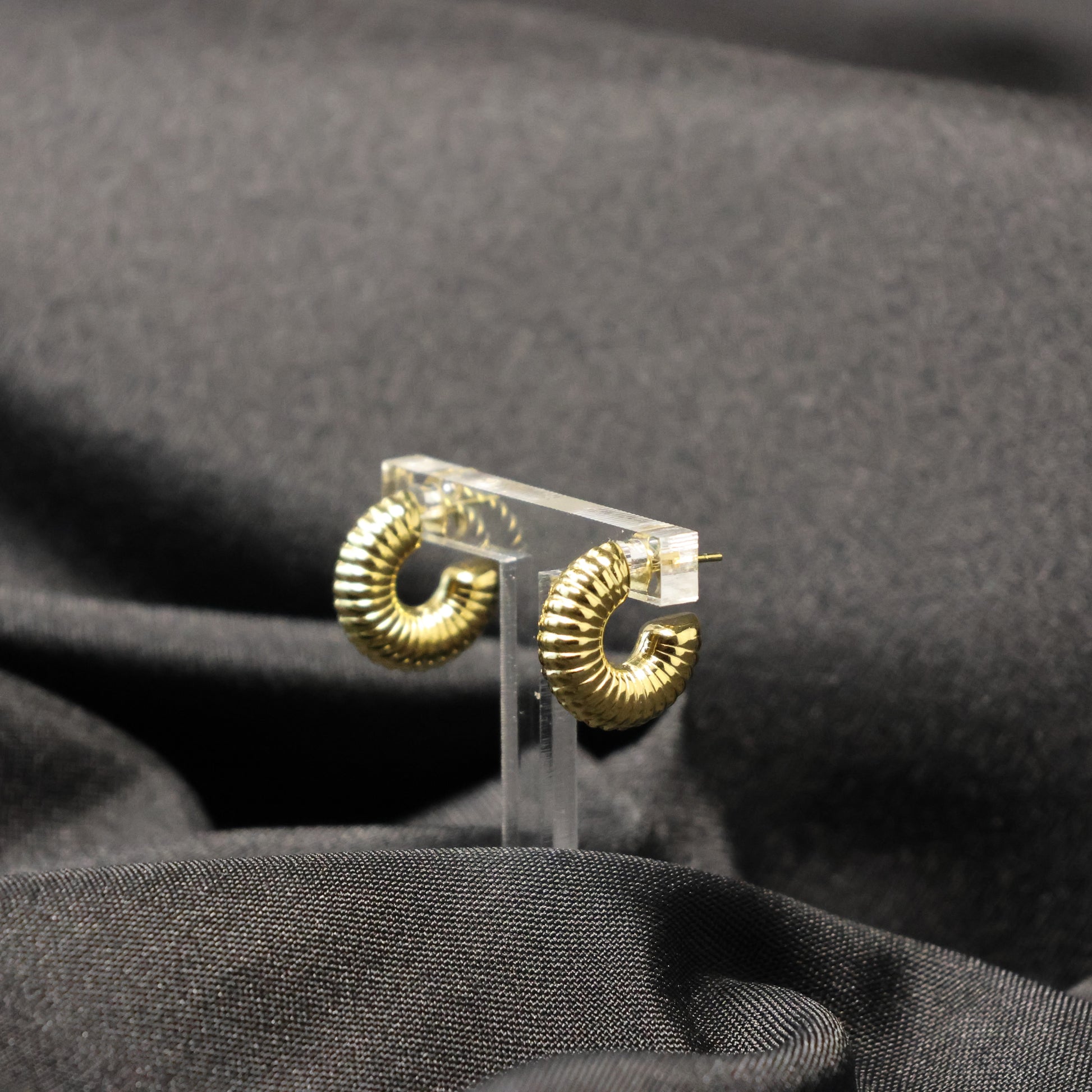 Roestvrij Stalen gele schelp Oorbellen