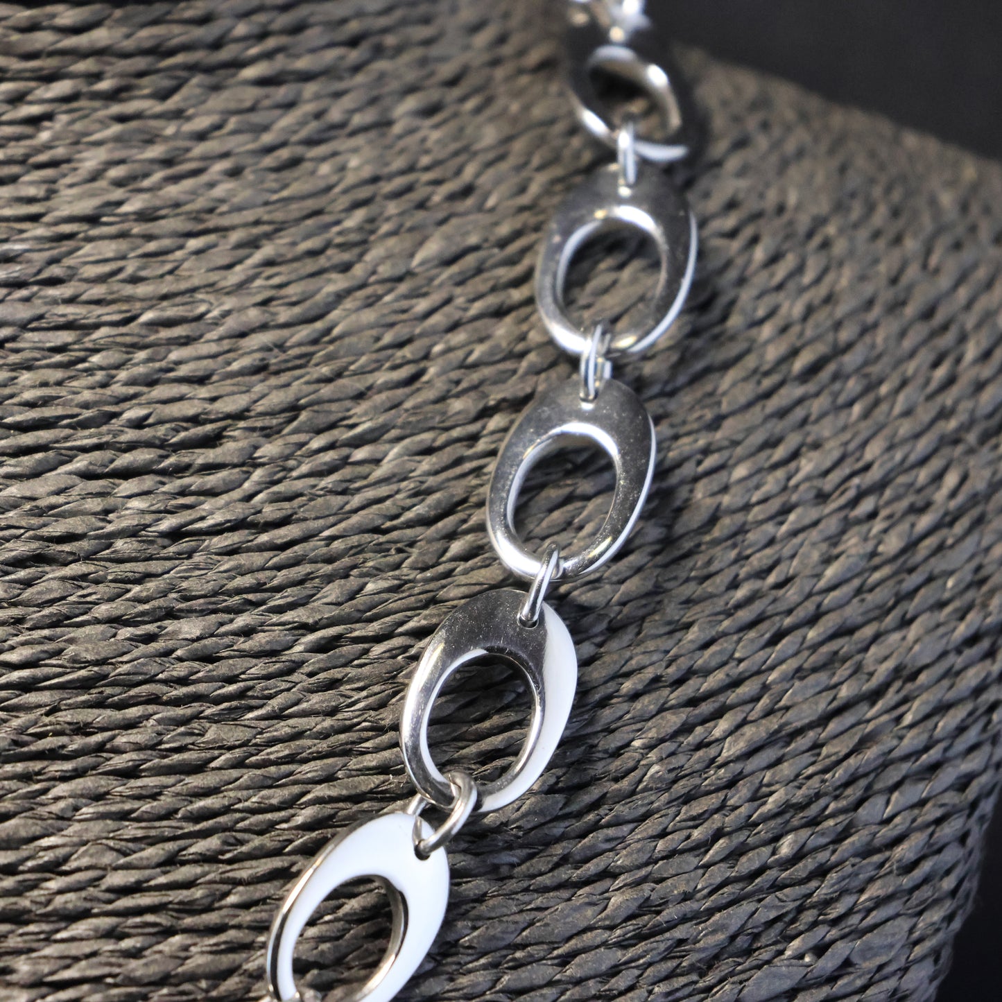 Roestvrij Stalen statement Halsketting ovalen schakels