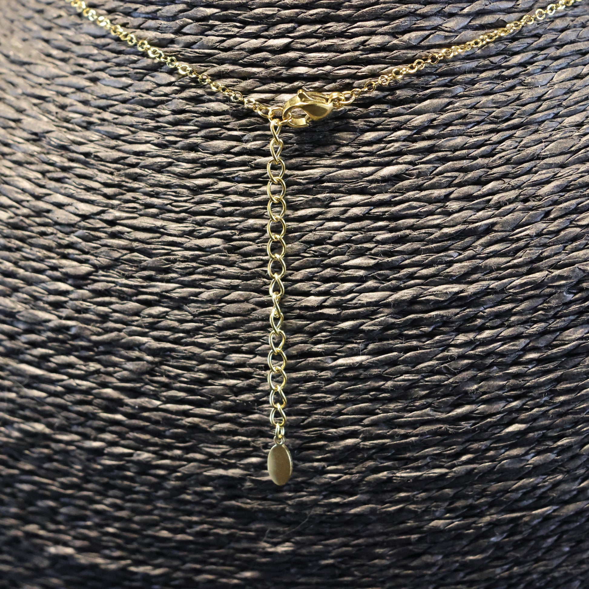 Roestvrij Stalen Halsketting met parelbedeltjes