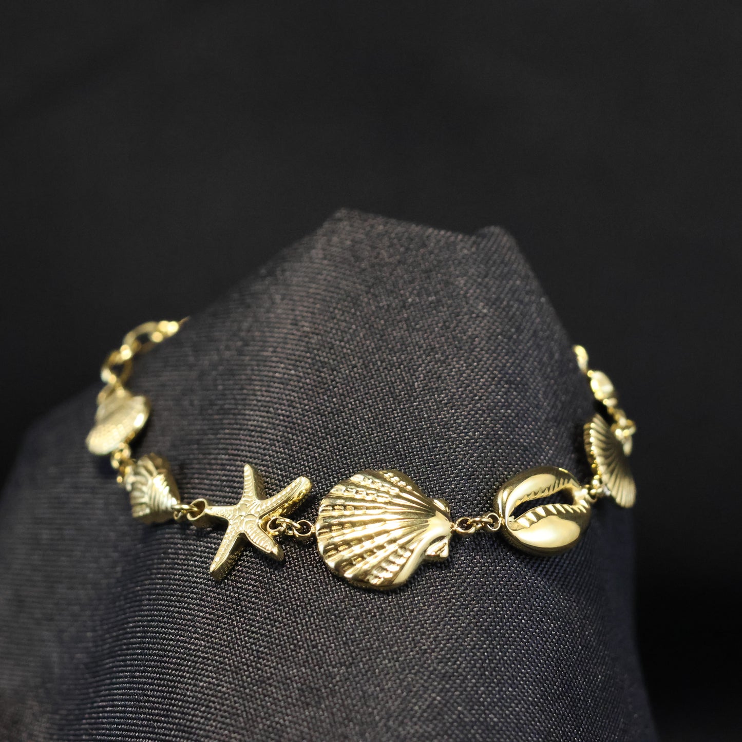 Roestvrij Stalen gele fantasie oceaan Armband