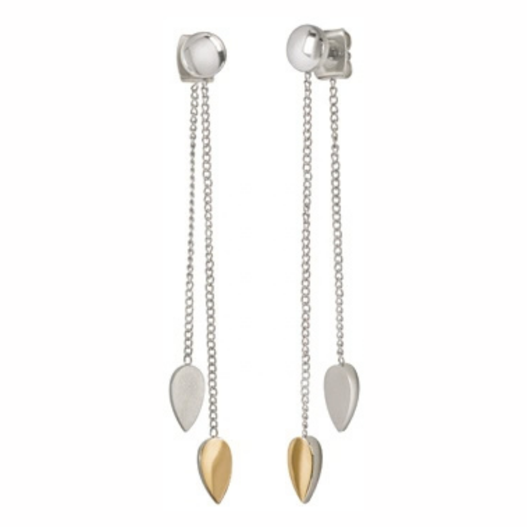 Boccia titanium oorbellen 6/05037-03 druppel hangoorbellen