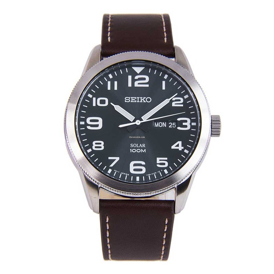 Seiko heren horloge solar SNE475P1