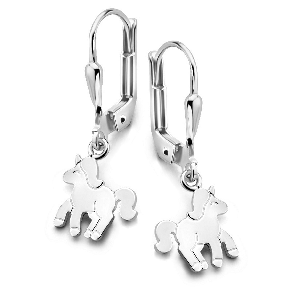 Naiomy Princess Unicorn dangle earrings silver PC057