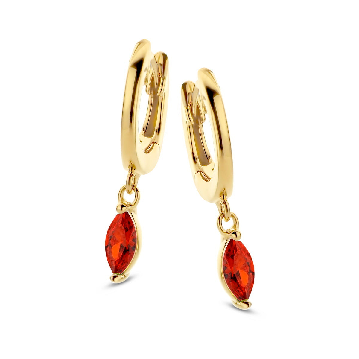 Naiomy Moments 18 karaat vergulde zilveren creolen B1B26