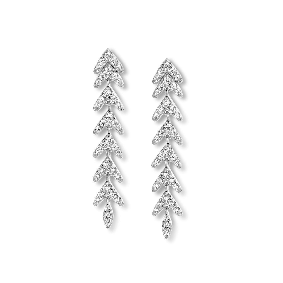 Naiomy silver gala hangoorbellen N0S53