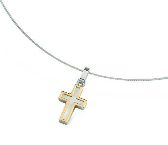 Boccia Titanium Cross Pendant 07015-01