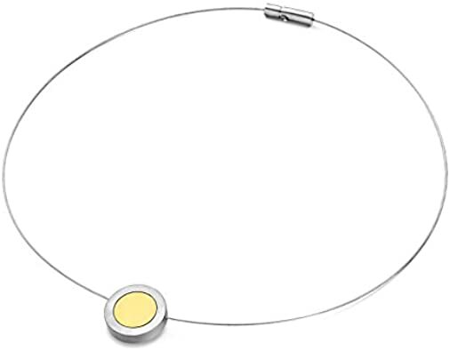 Boccia Titanium Collier met ronde hanger IJ131P2+IJ099N45