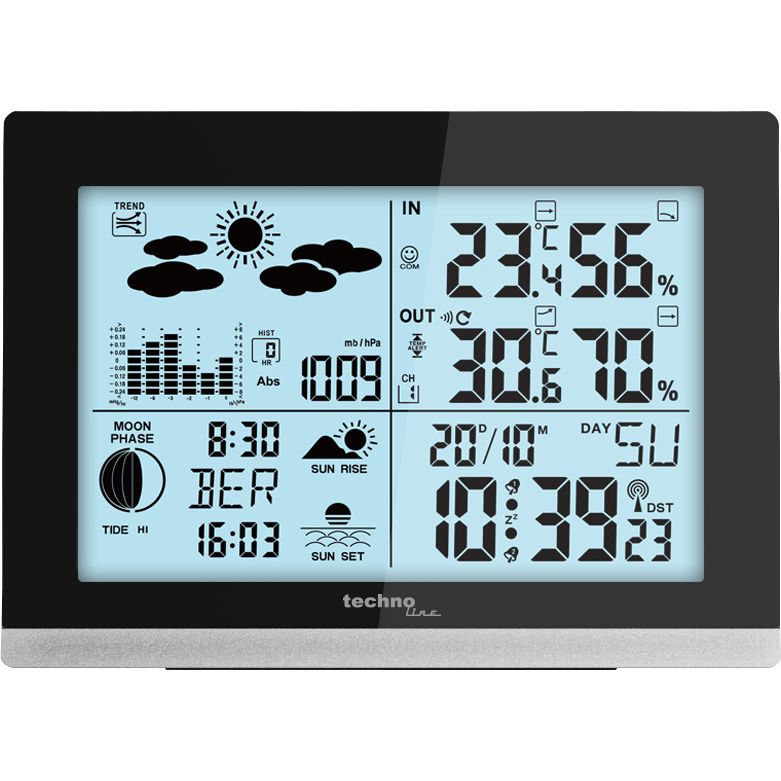 Station météo radiocommandée Technoline WS6762