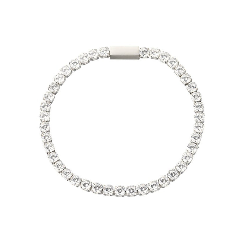 Roestvrij Stalen gala schitter Armband zirkonia