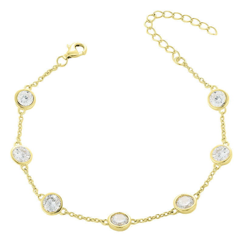 My imenso ODM 18karaat vergulde zilveren armband 70201514