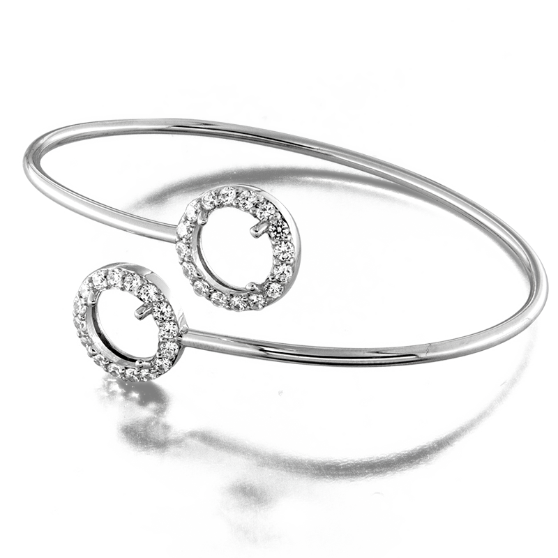 My imenso pura silver open slave bracelet 09-1870