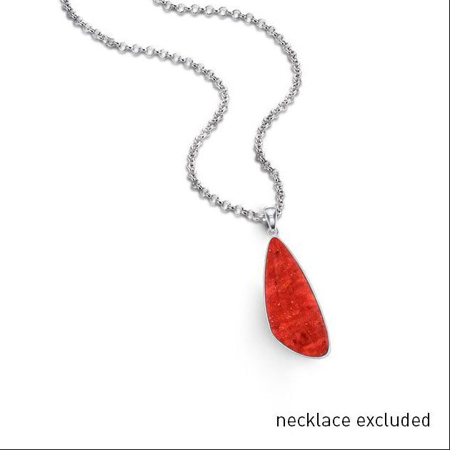 My imenso Eterno zilveren hanger deep red 6202550061