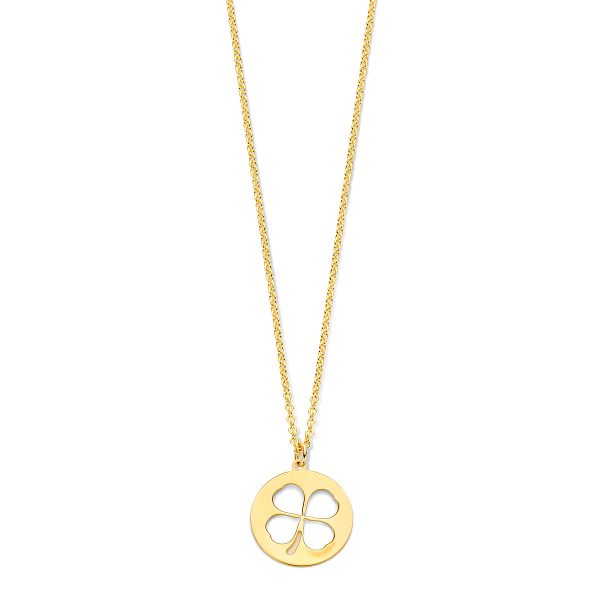 18KT gouden ketting met hanger 067082/42