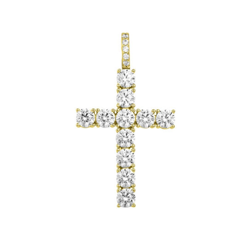 My imenso ODM 18karaat vergulde zilveren kruis 70322111