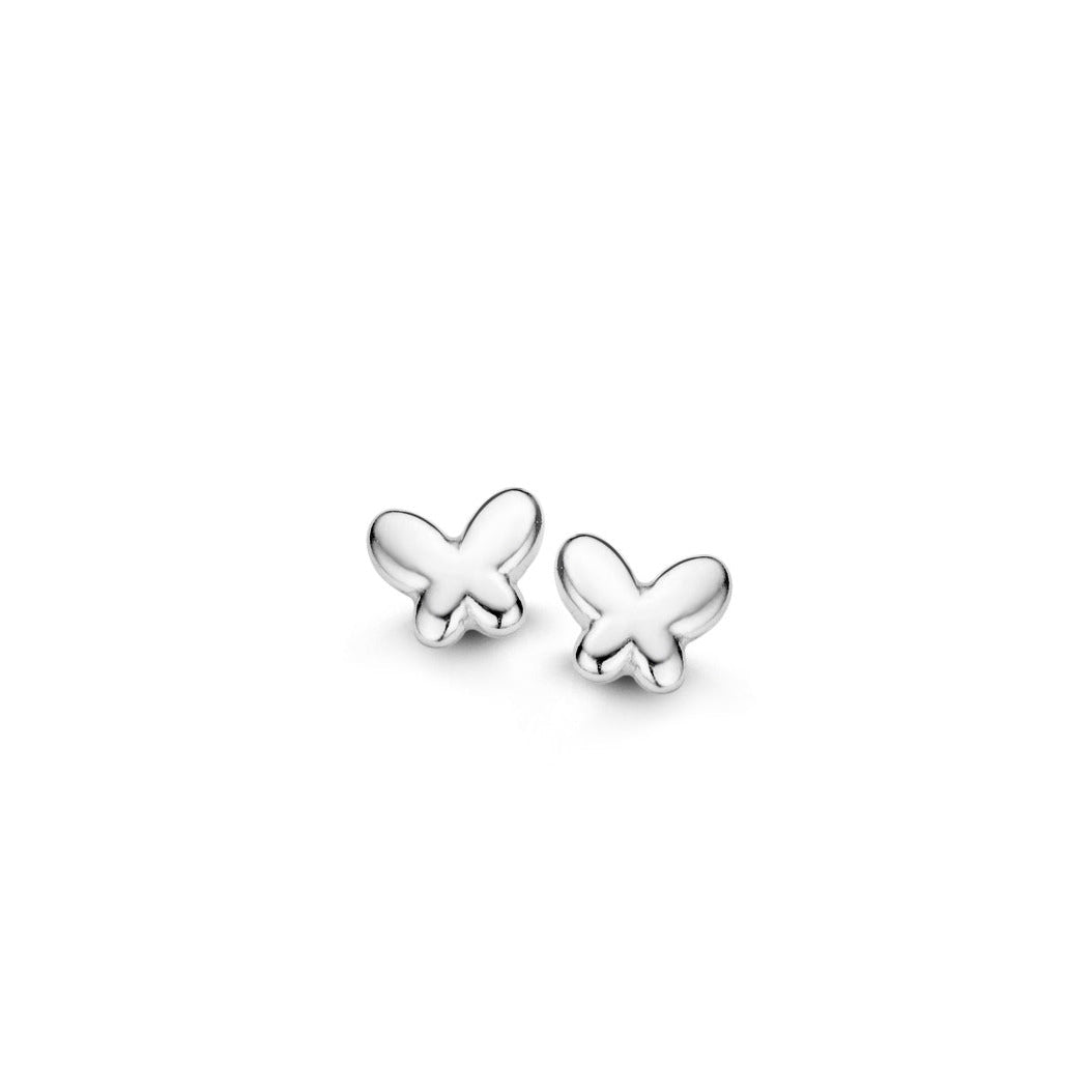 Naiomy Princess Vlinder Oorbellen zilver PA010
