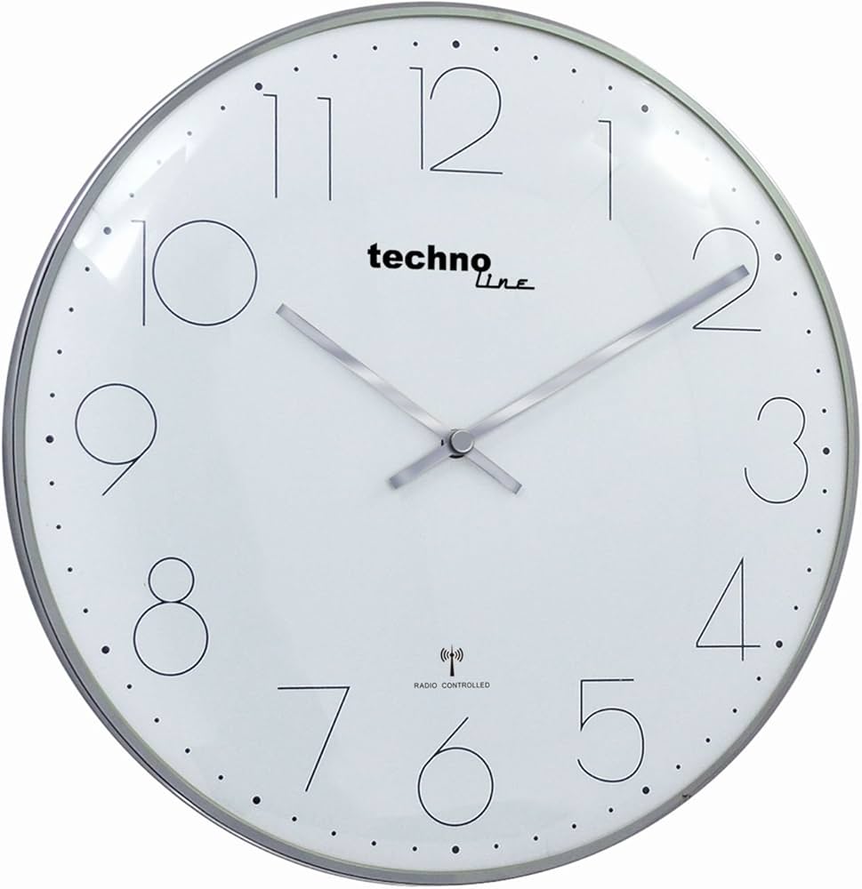 Radiogestuurde klok Technoline WT8240 chrome