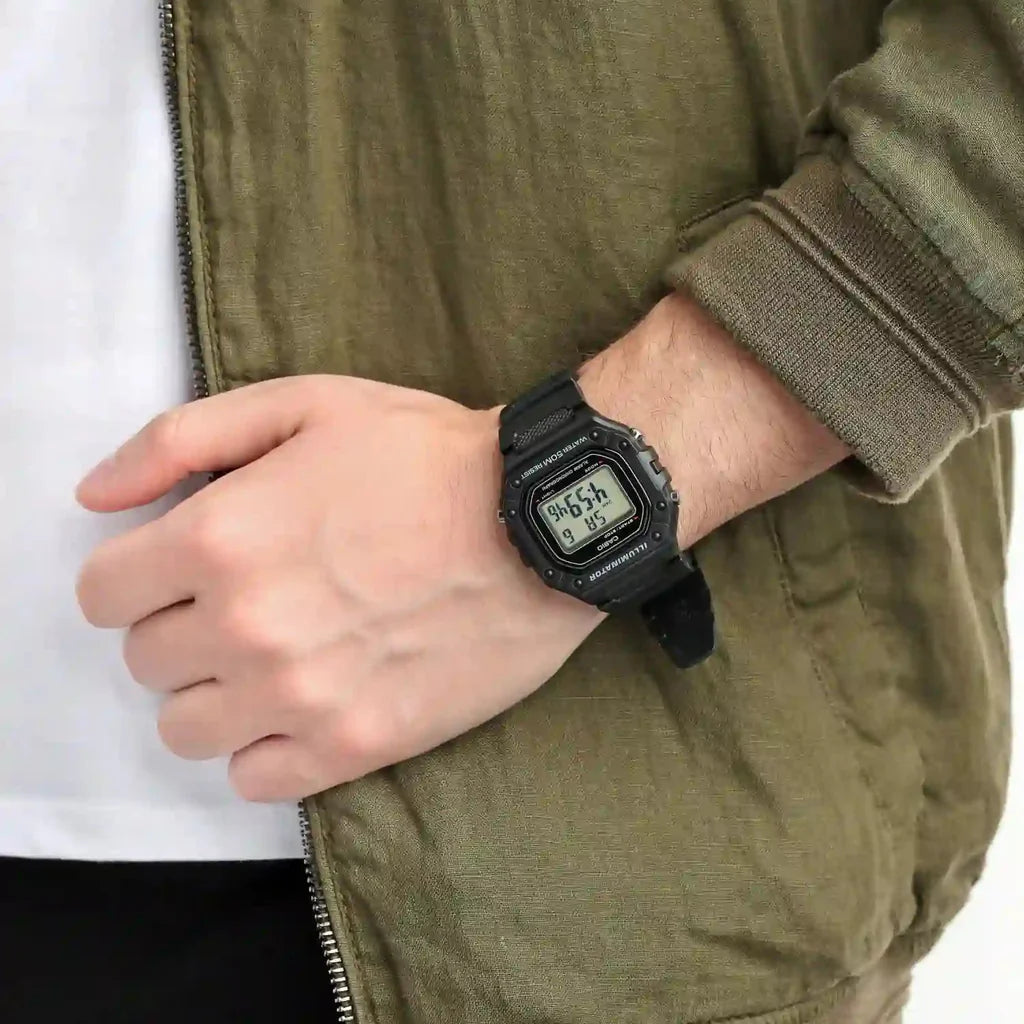 Casio Basic W-218H-1AVEF heren horloge