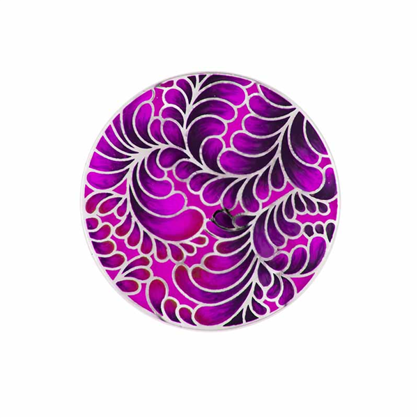 Mon insigne en argent imenso grande émaillé 33-1457