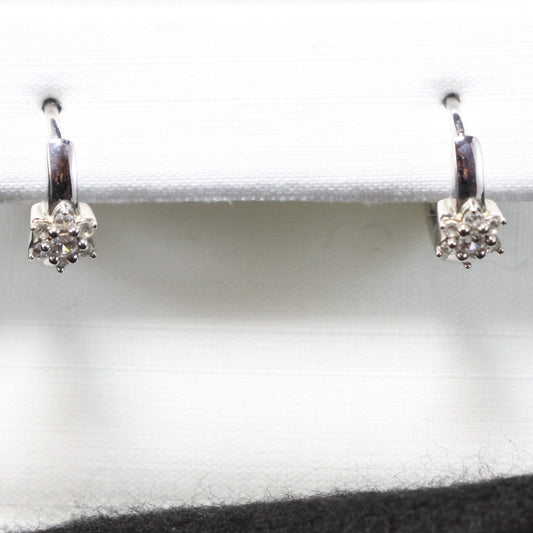 Zilveren Kids bloem Creolen 690088