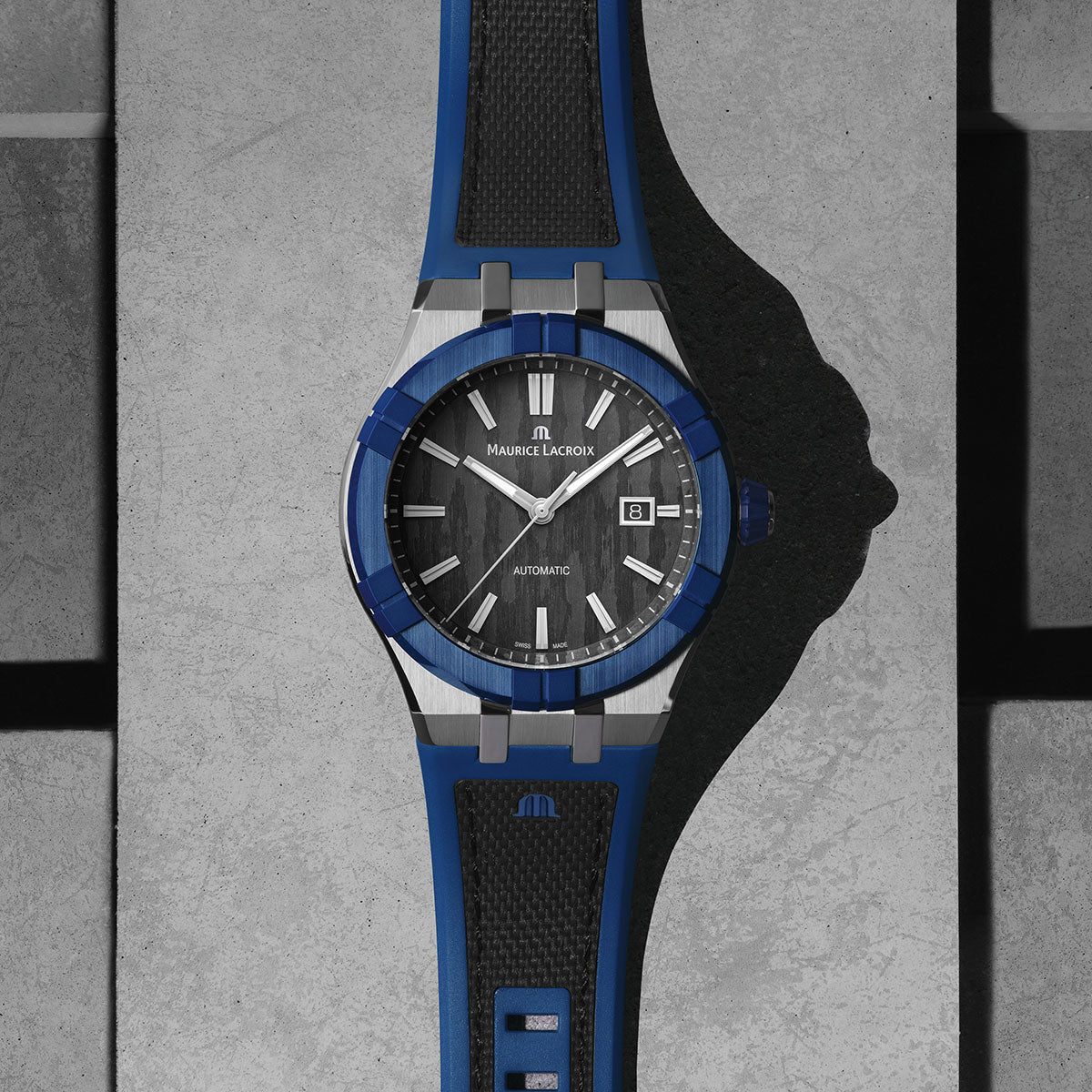 Maurice Lacroix AIKONIC Automatic Date 43mm AC6008-SSL40-330-4
