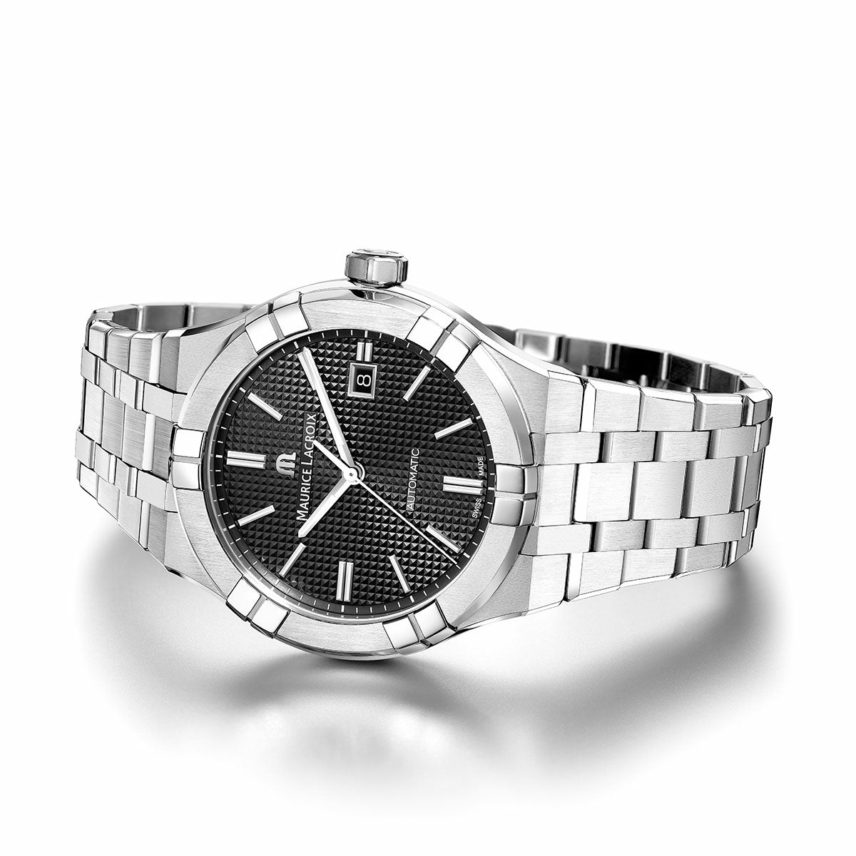 Maurice Lacroix AIKON Automatic Date 42mm Black Dial AI6008-SS002-330-1