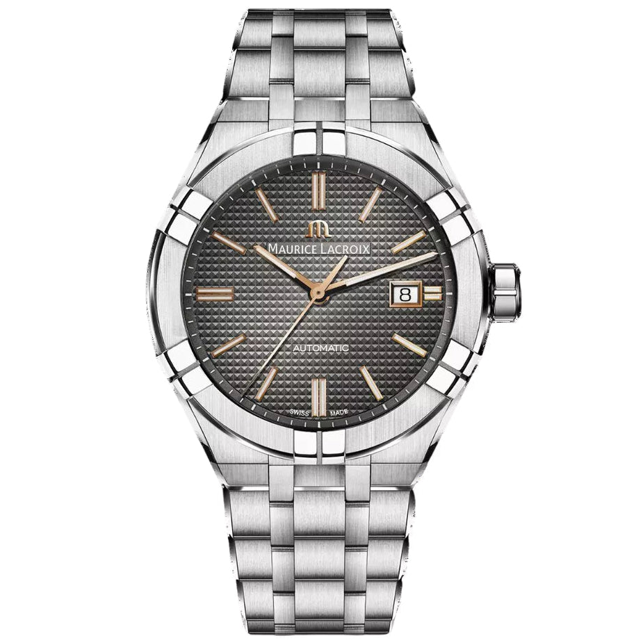 Maurice Lacroix AIKON Automatic Date 42mm Grey Dial AI6008-SS002-331-1