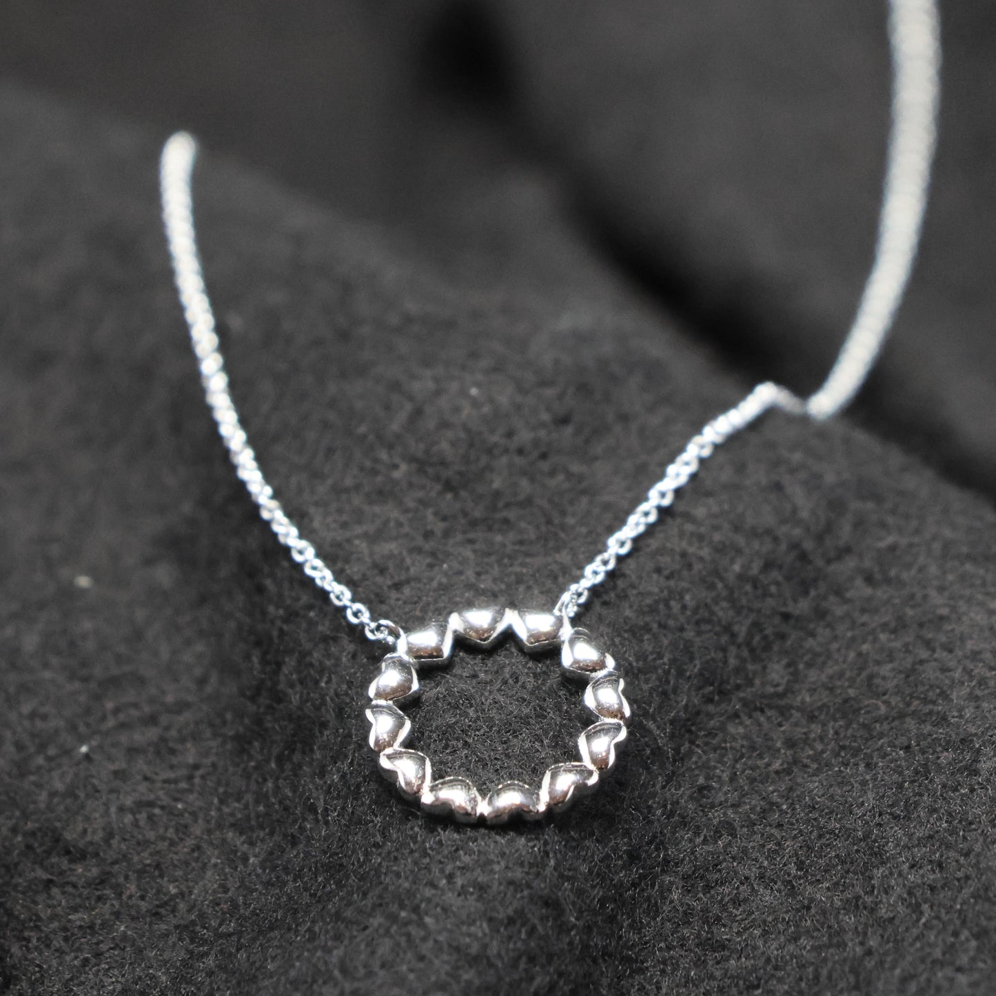 Naiomy Moments zilveren ketting met Hartjes B1N09