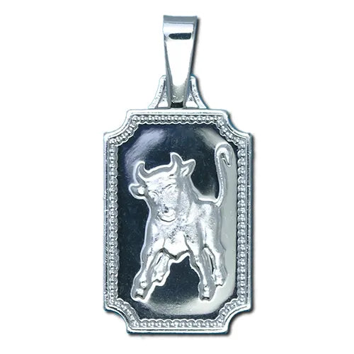 Treasure silver zodiac sign pendant Taurus BZ15 Taurus