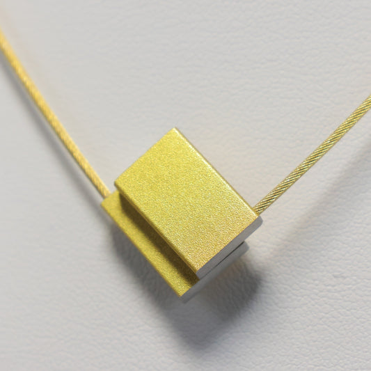 CLIC gold plates halsketting C214G