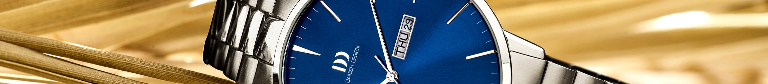 banner voor horloge collectie met datum aanduiding