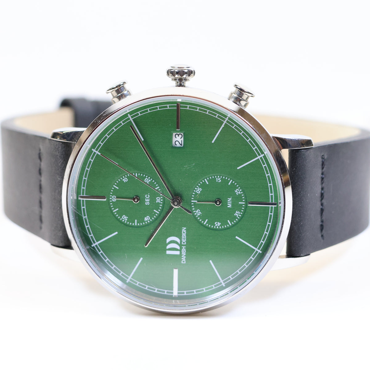 Danish Design horloge heren Koltur chrono IQ28Q1290 green dial