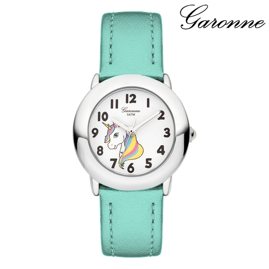 Garonne kinderhorloge unicorn turquoise KV33Q457