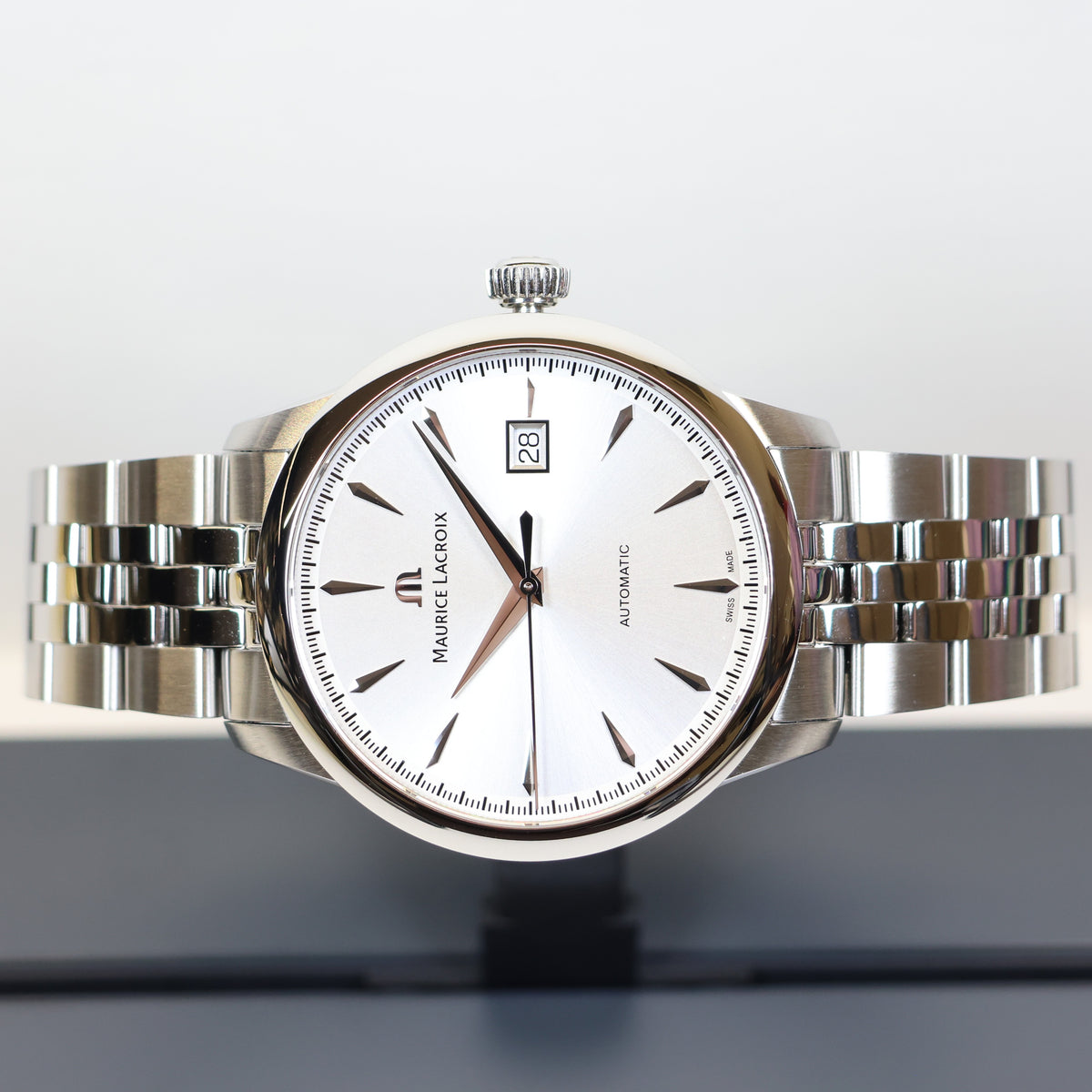 Maurice Lacroix horloge 1975 Automatic Date 40mm 756008-SS002-130-1