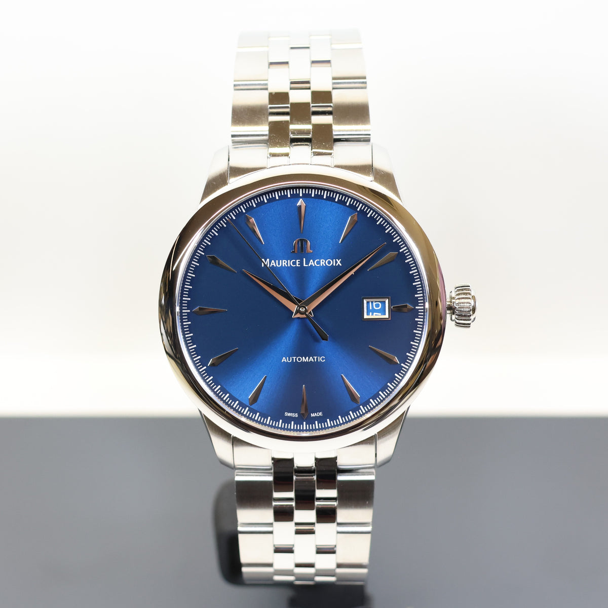 Maurice Lacroix horloge 1975 Automatic Date 40mm 756008-SS002-430-1