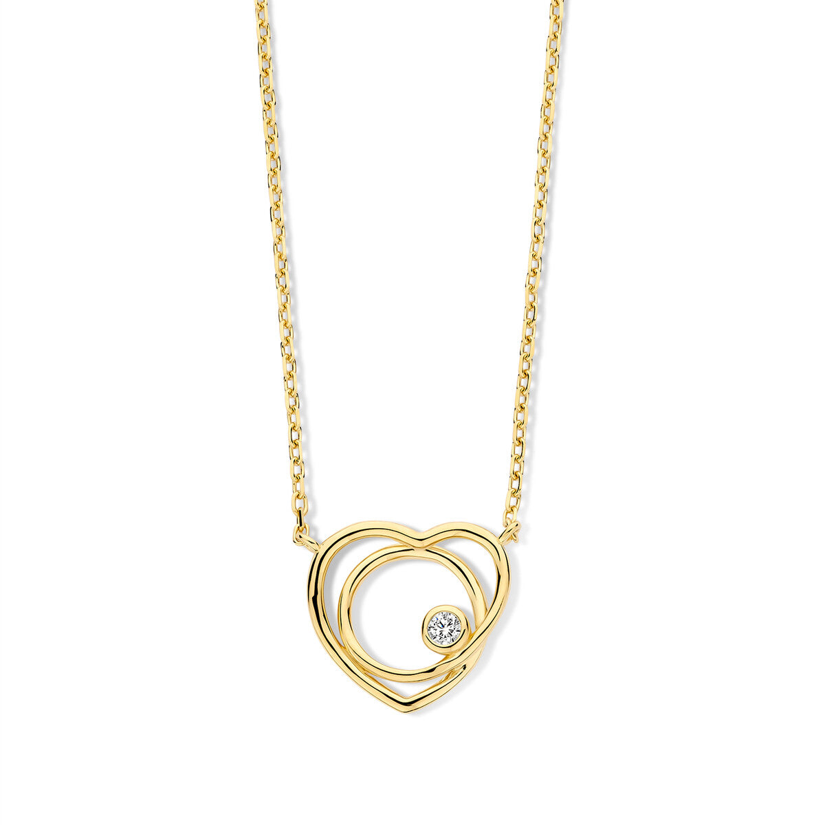 Made by Nami Halsketting voor dames, zilver met gouden en zilveren hanger van chirurgisch roestvrij staal, 40 5 cm, sieraden voor dames, waterdicht sieraad, moederdagcadeau Made by Nami Halsketting voor dames, zilver met gouden en zilveren hanger van chirurgisch roestvrij staal, 40 5 cm, sieraden voor dames, waterdicht sieraad, moederdagcadeau