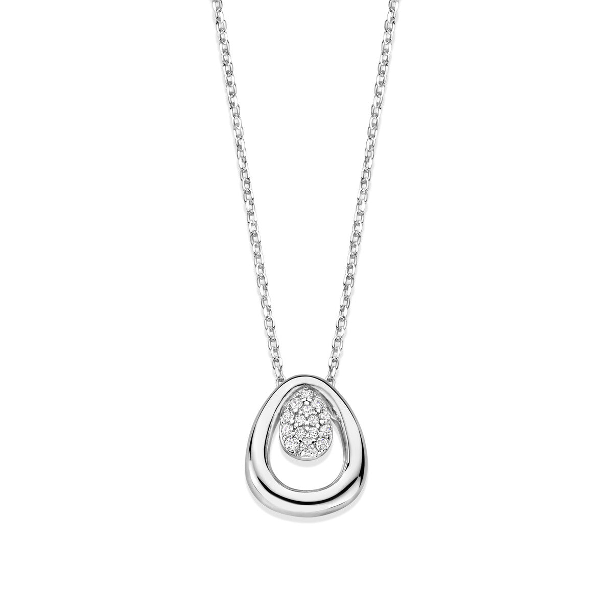 Naiomy zilveren ketting met hanger N5D52
