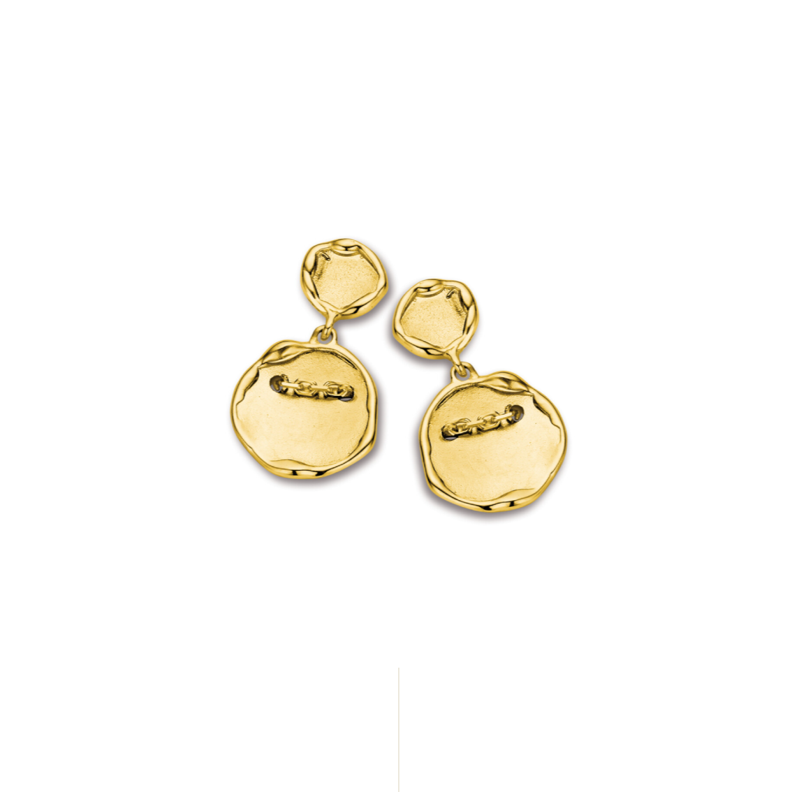 New Life oorbellen 18kt geelgoud 00A166