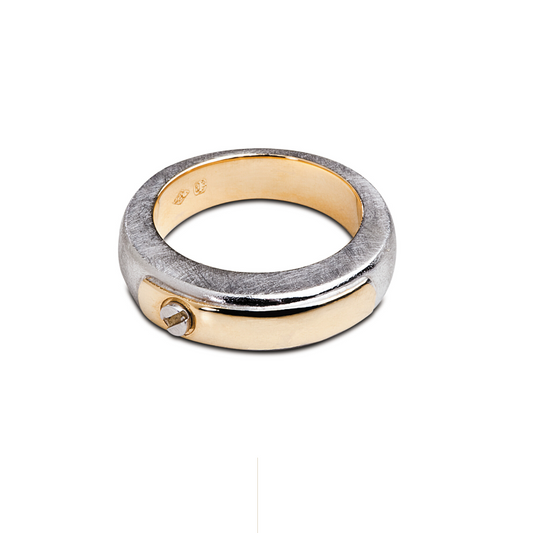 New Life rouwjuweel asring 18kt goud 00A915