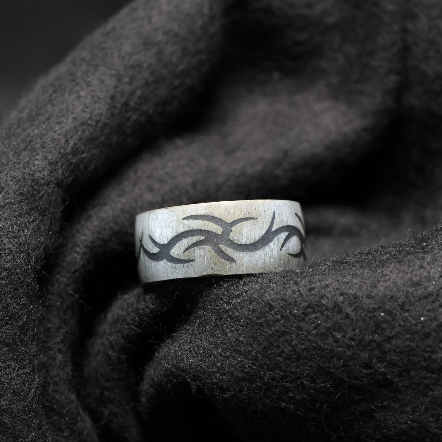 Outlet Titanium ring maat: 64