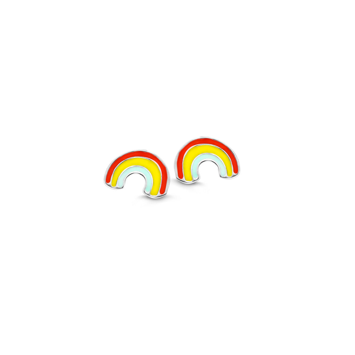 Naiomy Princess Regenboog Oorbellen zilver PB050