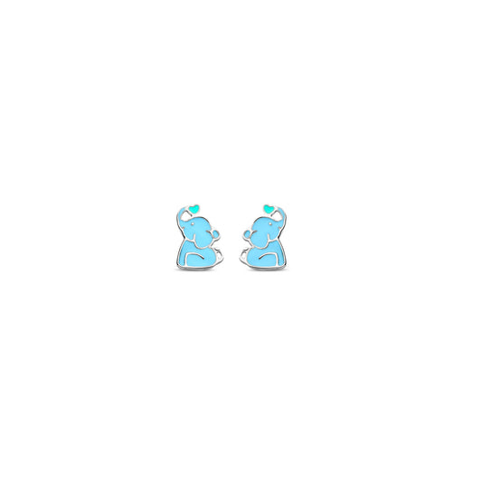 Boucles d'oreilles papillon princesse Naiomy argent PB095